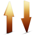 transfert orange icon